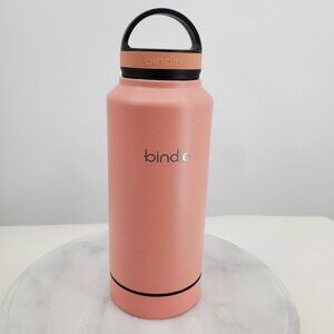 Bindle Double Wall Stainless 24 oz Pink Refillable Water Bottle With‎ Storage